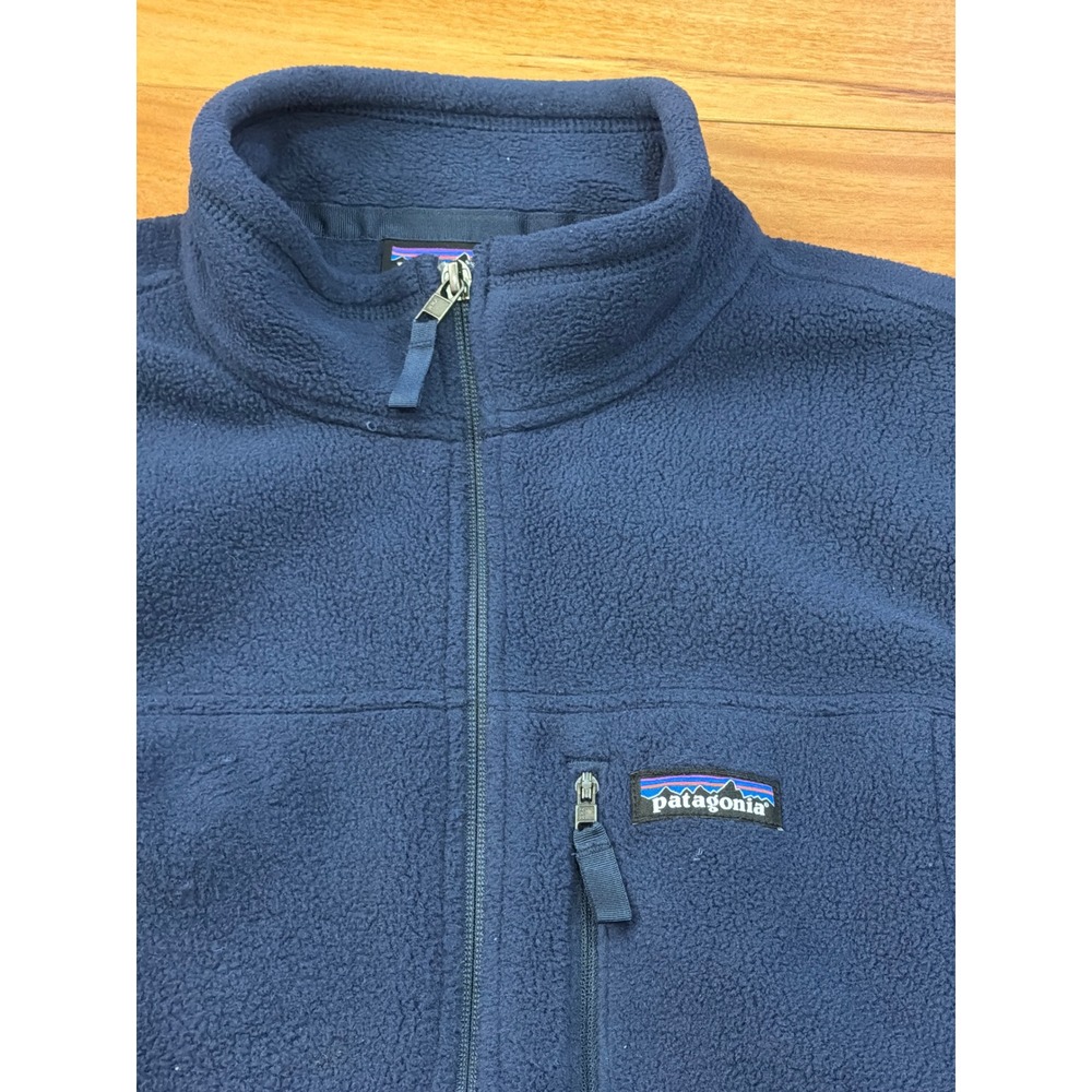 Patagonia Synchilla Fleece Vest Mens XL Navy Blue Full Zip STY23010 - Picture 2 of 8